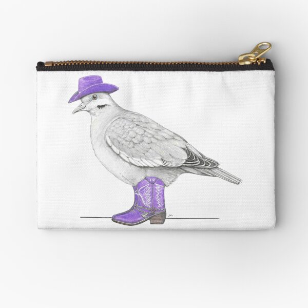 Item preview, Gray Dove in Short Cowgirl Boots designed and sold by JimsBirds.