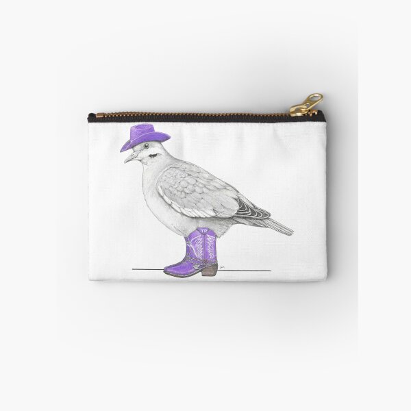 Item preview, Gray Dove in Short Cowgirl Boots designed and sold by JimsBirds.