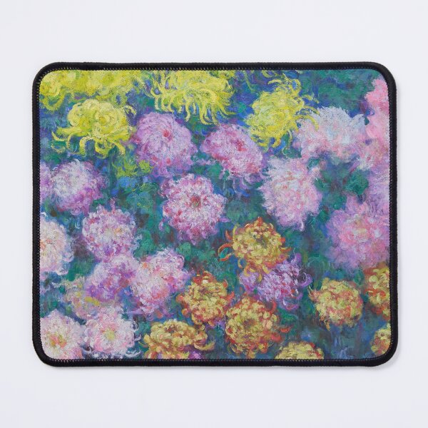 Item preview, Massif de Chrysanthèmes | Claude Monet | 1897 Flowers Art designed and sold by CJET.