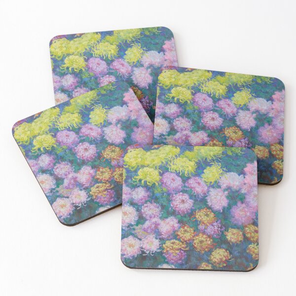 Item preview, Massif de Chrysanthèmes | Claude Monet | 1897 Flowers Art designed and sold by CJET.