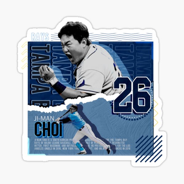 Ji-Man Choi Rays Jersey Home #26 White Men's