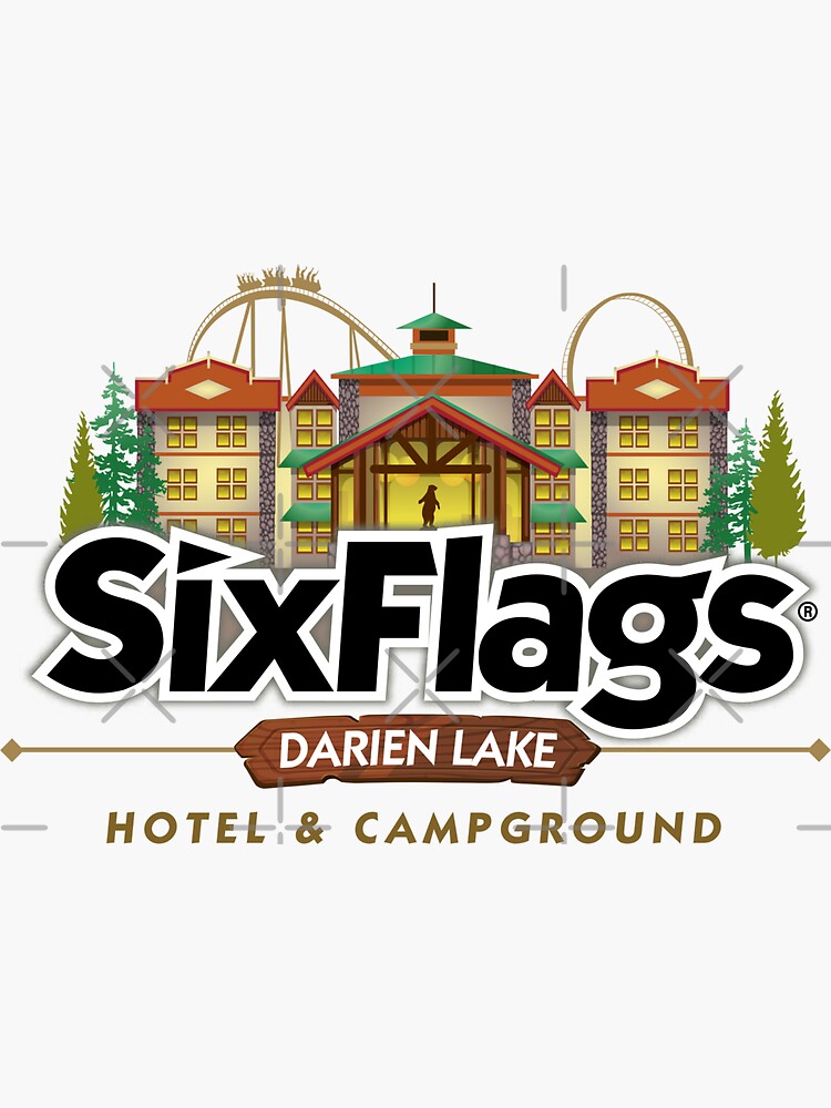Pegatina «Six Flags Darien Lake Hotel & Campground» de FandomStadium