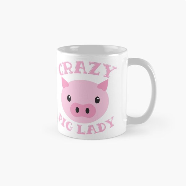 Item preview, Crazy Pig lady (new cute face) designed and sold by jazzydevil.