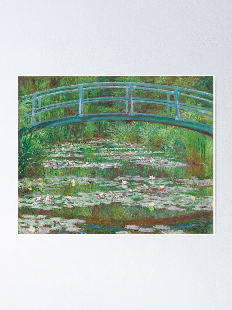 the japanese footbridge impressionism