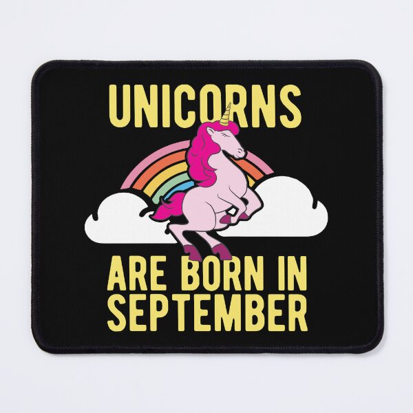 Item preview, Unicorns Are Born In September Shirt Birthday Month Gift Tee designed and sold by haselshirt.