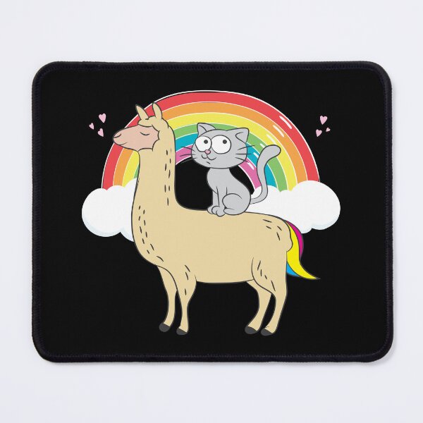 Item preview, Llama Lover Cat Riding Llamacorn Birthday Gift Idea designed and sold by haselshirt.
