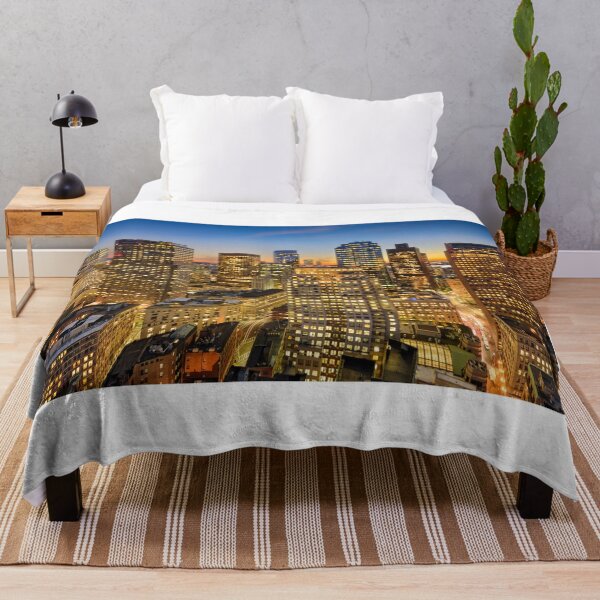 Item preview, Boston, Massachusetts, Golden Cityscape designed and sold by newburyboutique.