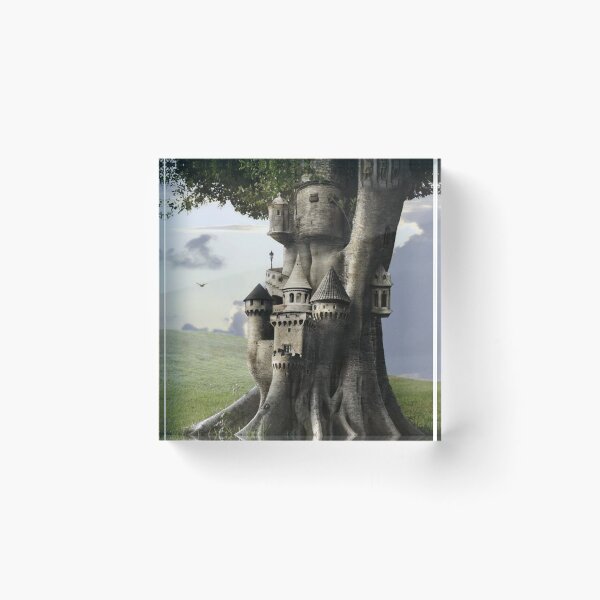 Item preview,  Magical castle Green yard  designed and sold by Golido.