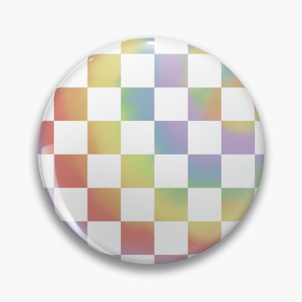 Item preview, checkered rainbow tie-dye designed and sold by azaleae.