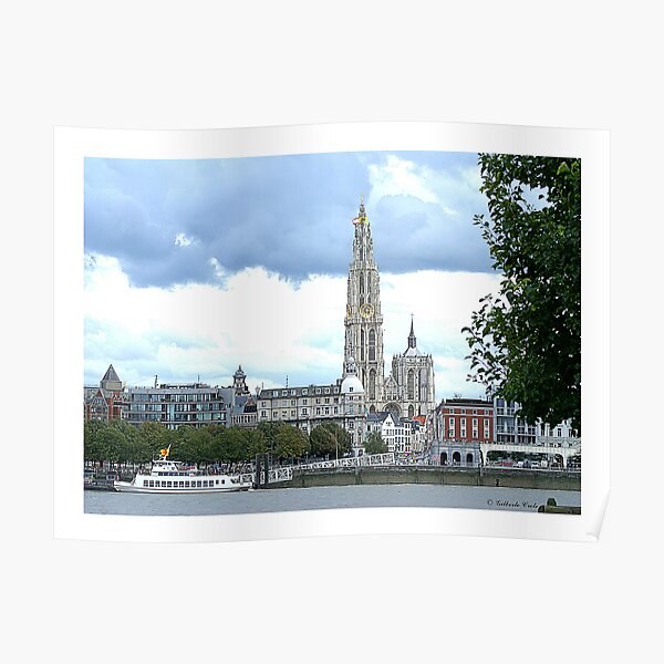 Antwerp Our Lady Cathedral Poster