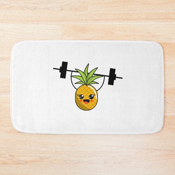 Item preview, Cute pineapple lifting weights designed and sold by WAVIstore.