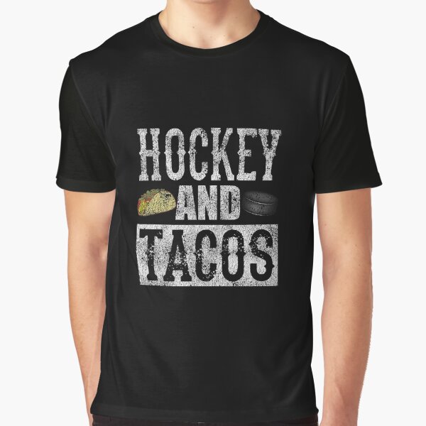 Item preview, Hockey and Tacos Funny Taco Distressed designed and sold by Tee Kaboom!.
