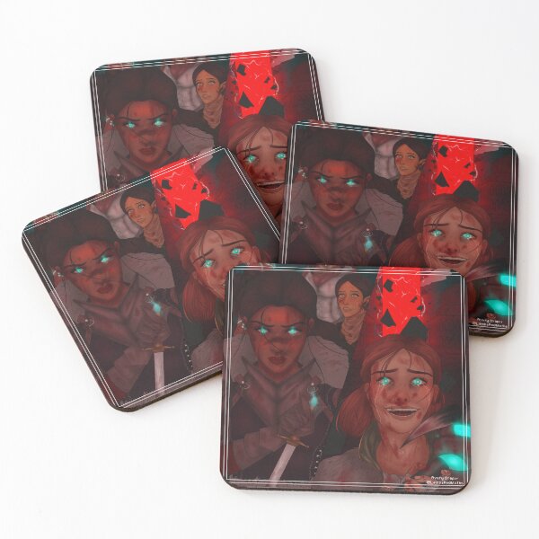 Item preview, "Hawke v. Anders" - Dragon Age: 2 Fanart designed and sold by LambsAndMoths.