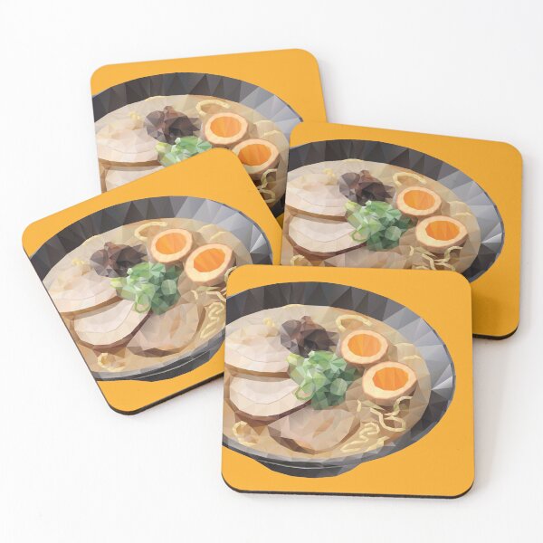 Item preview, Japanese Tonkotsu Ramen Polygon Art designed and sold by polymolystudio.