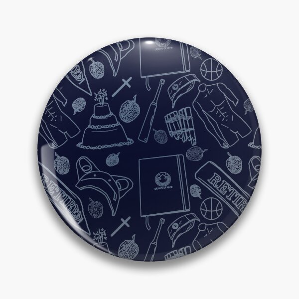 Item preview, The Wilds Icon Pattern (Blue) designed and sold by doughnutcleric.