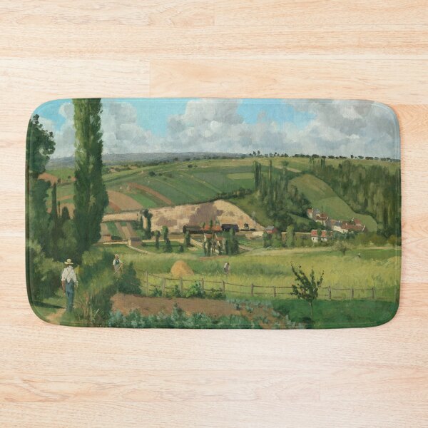 Item preview, Landscape at Les Pâtis, Pontoise | Camille Pissarro | 1868 French Impressionism Art designed and sold by CJET.
