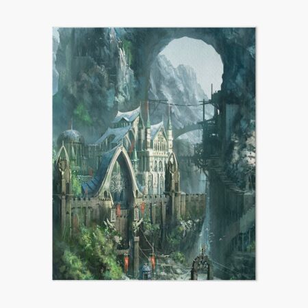 Castle Art, Fantasy Art, Mythical Art, Magical Art, Fantasy Landscape Art,  Digital Download, Wall Art, Enchanted, Whimsical, Decor, Print 