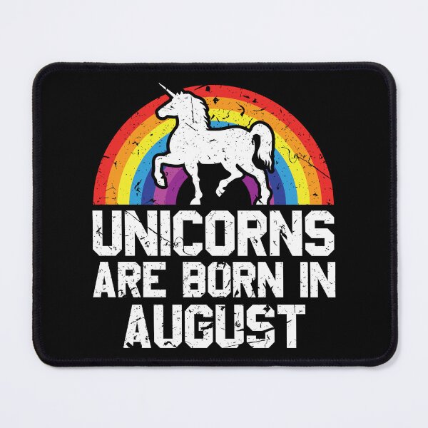 Item preview, Unicorns Are Born In August Shirt Birthday Month Gift Tee designed and sold by haselshirt.