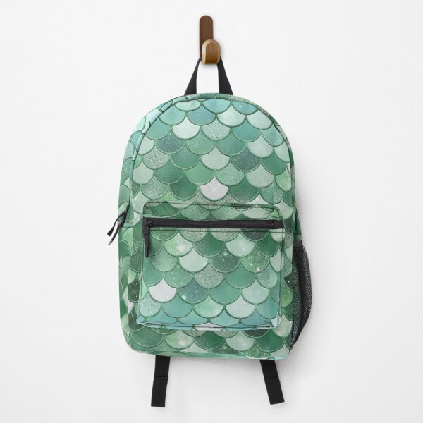 Item preview, Green Glitter Mermaid Scale Pattern Gradient designed and sold by PressedOak.