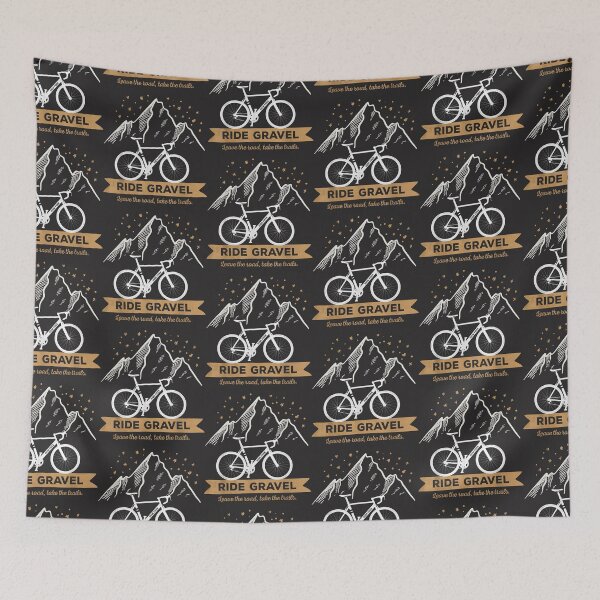 Item preview, Gravel Bike Bikepacking and Cyclocross Bicyclist  designed and sold by ElnaKovacek.