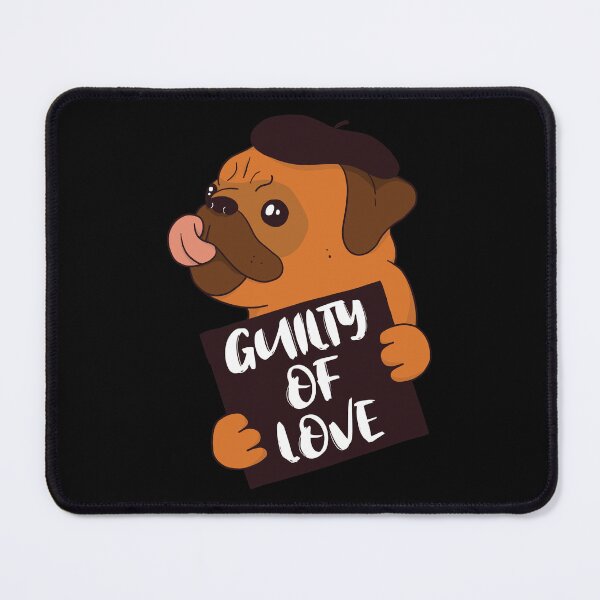 Item preview, Guilty Of Love Pug Dog Lover Gift Idea designed and sold by haselshirt.