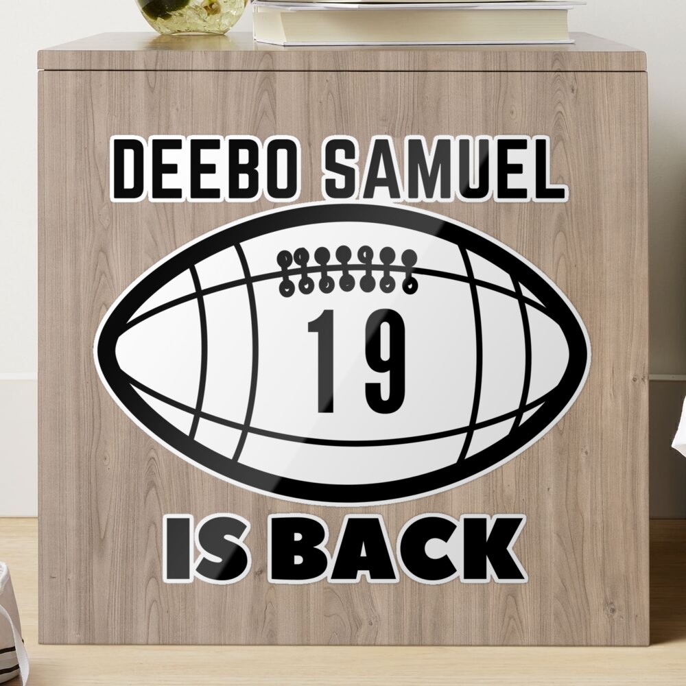 Deebo Samuel 19 Sticker for Sale by dontlaughswim