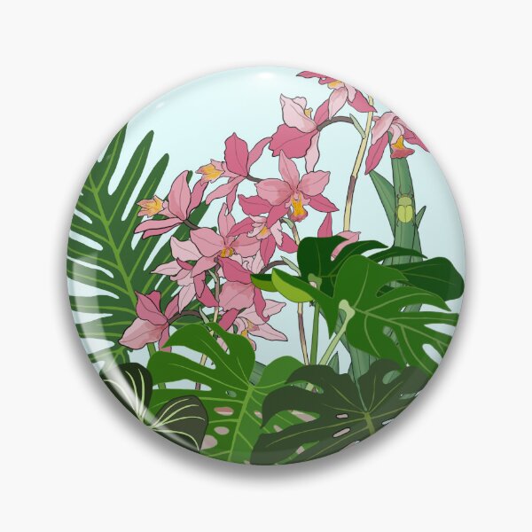 Item preview, June Bug and Orchids designed and sold by IdinDesignShop.