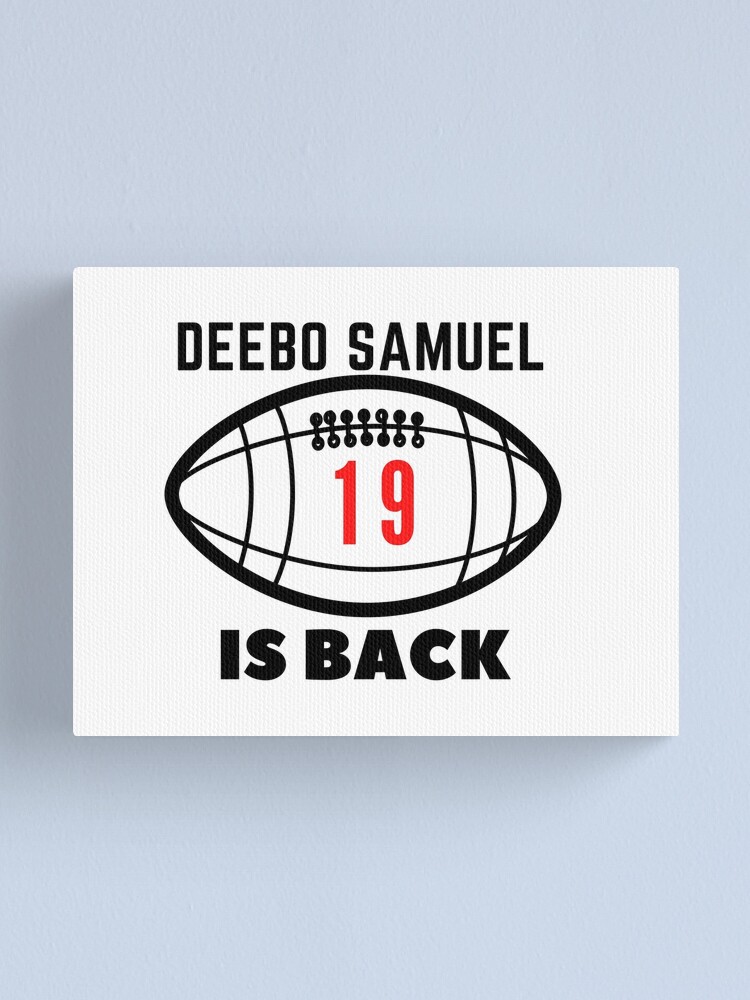 deebo samuel is back - black and white  Essential T-Shirt for Sale by  MovieHub