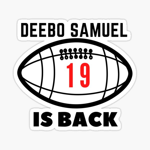 Deebo Samuel 19 Sticker for Sale by dontlaughswim