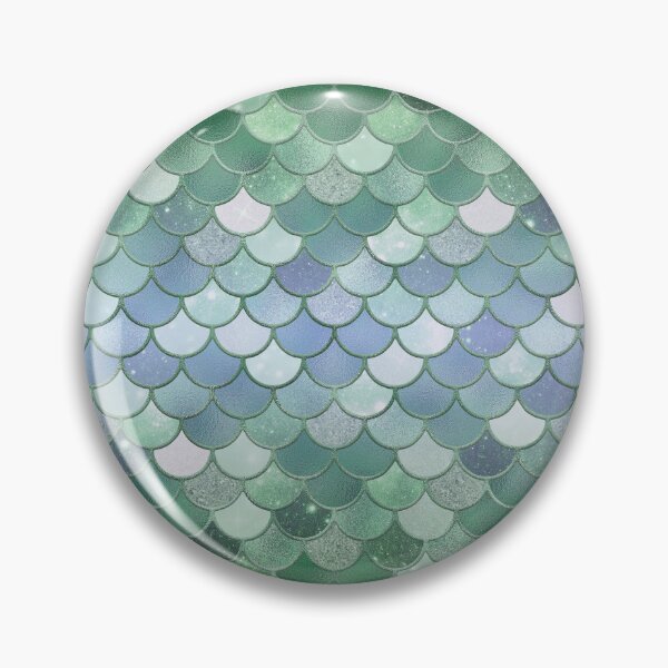 Item preview, Green Glitter Mermaid Scale Pattern Gradient 2 designed and sold by PressedOak.