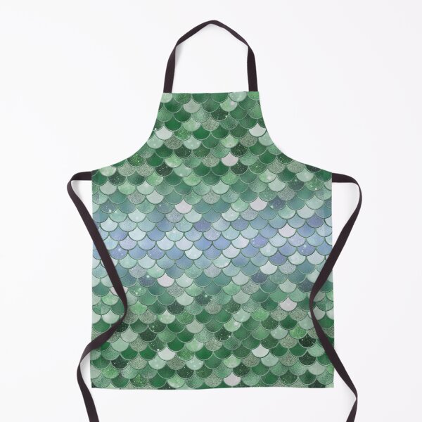 Item preview, Green Glitter Mermaid Scale Pattern Gradient 2 designed and sold by PressedOak.