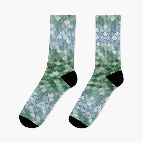 Item preview, Green Glitter Mermaid Scale Pattern Gradient 2 designed and sold by PressedOak.