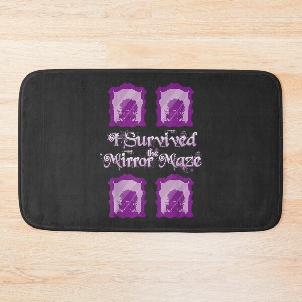 Item preview, I Survived the Mirror Maze Pocket Mirror designed and sold by ElnaKovacek.