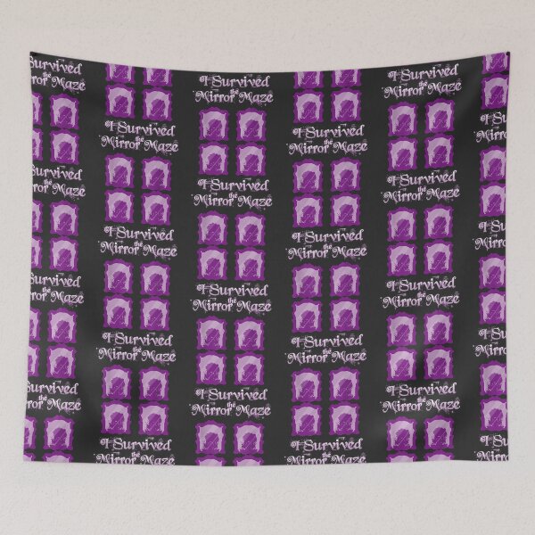 Item preview, I Survived the Mirror Maze Pocket Mirror designed and sold by ElnaKovacek.