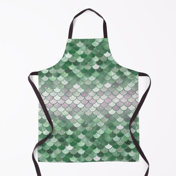 Item preview, Green Glitter Mermaid Scale Pattern Gradient 3 designed and sold by PressedOak.