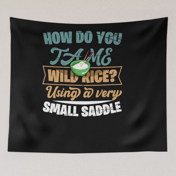 Item preview, TAME WILD RICE USING A SMALL SADDLE MOTIF designed and sold by sobriowslen.