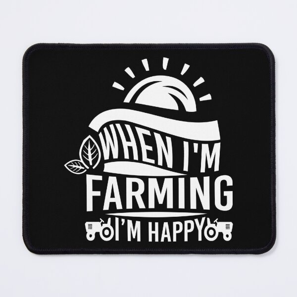 Item preview, Farmer Shirt When I'm Farming I'm Happy Gift Tee designed and sold by haselshirt.
