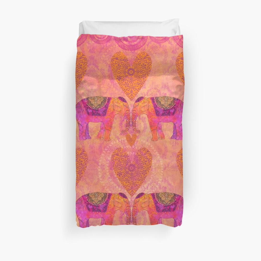 Elephant Love Duvet Cover