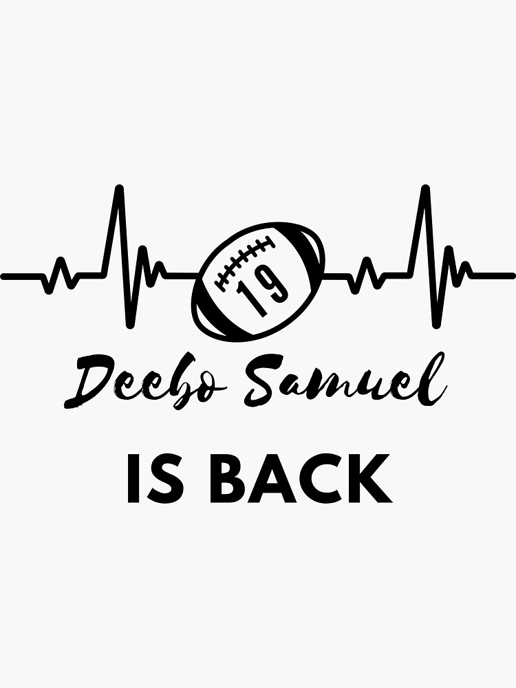 Deebo Samuel 19 Sticker for Sale by dontlaughswim