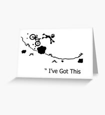 mountain bike Greeting Card