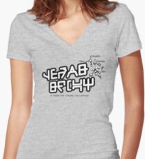 Guardians of the Galaxy Vol. 2 "Gears Shift" (Accurate Design) Women's Fitted V-Neck T-Shirt