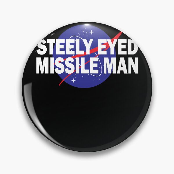 Item preview, NASA Logo Inspired  Steely Eyed Missile Man Design  designed and sold by robbielowe.