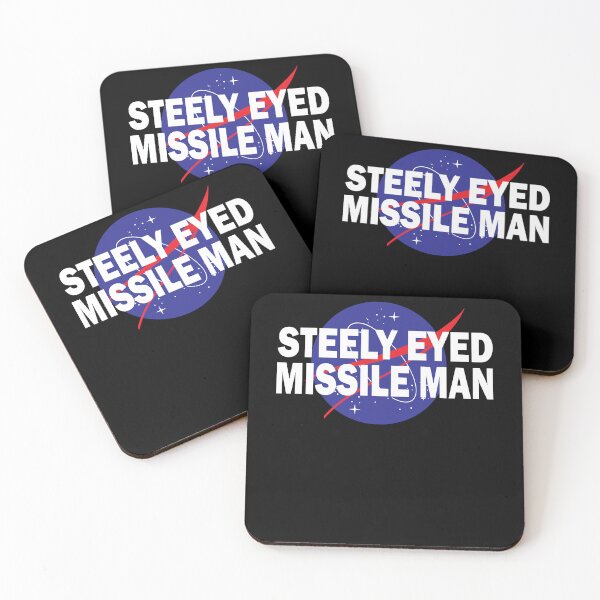 Item preview, NASA Logo Inspired  Steely Eyed Missile Man Design  designed and sold by robbielowe.