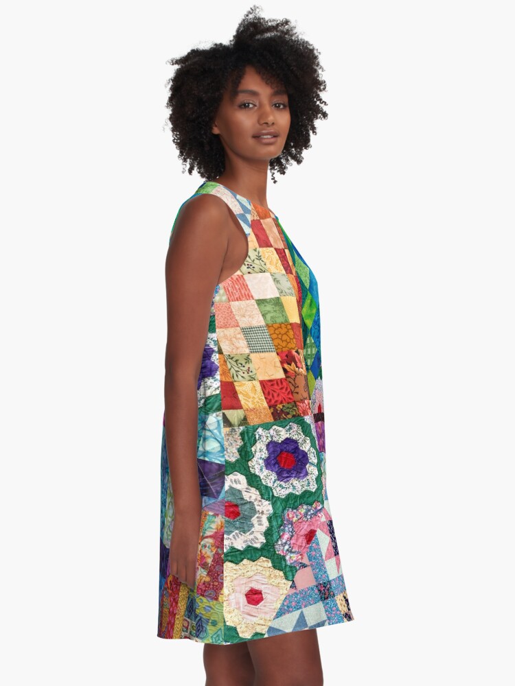 Vintage Patchwork Dress