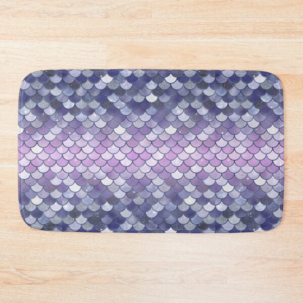 Item preview, Purple Glitter Mermaid Scale Pattern Gradient designed and sold by PressedOak.