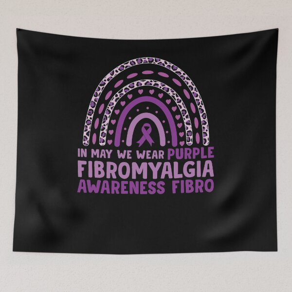 Item preview, In May We Wear Purple Shirt, Fibromyalgia Awareness Shirt, Purple Ribbon Shirt, Fibromyalgia Warrior Shirt, Fibromyalgia Support Shirt designed and sold by aymob.