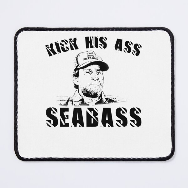 Item preview, Kick His Ass Sea Bass Vintage Retro designed and sold by BlackBeasley.
