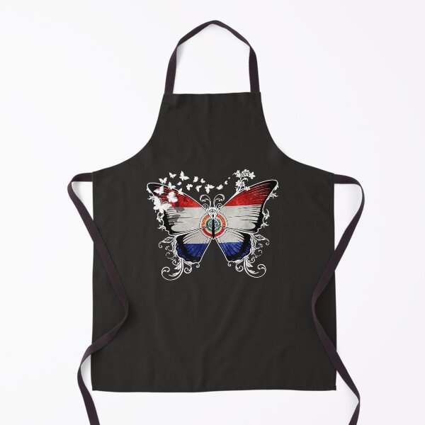 Item preview, Paraguay Flag Shirt Butterfly Graphic designed and sold by ElnaKovacek.