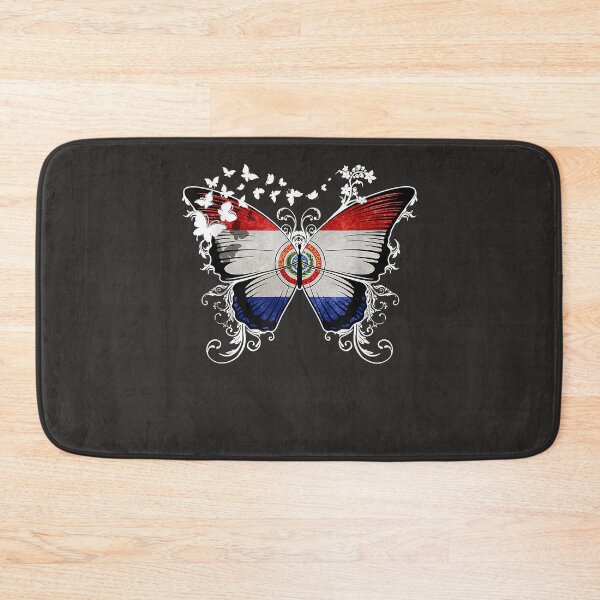 Item preview, Paraguay Flag Shirt Butterfly Graphic  designed and sold by ElnaKovacek.