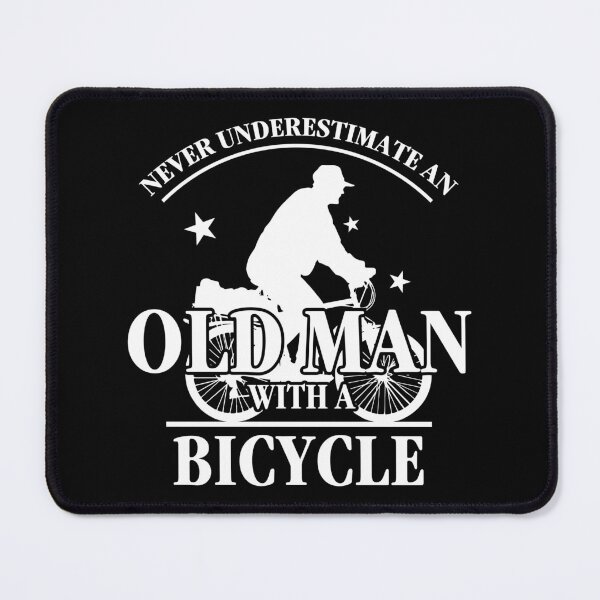 Item preview, Never Underestimate Old Man With Bicycle Gift designed and sold by haselshirt.